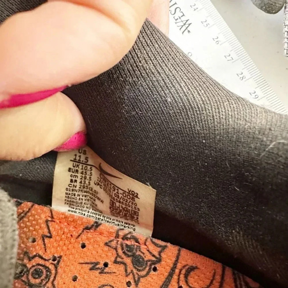 NIKE Superrep Cycling Shoes Womens Size 11.5 With Cleats Black Orange Peleton - Picture 8 of 8